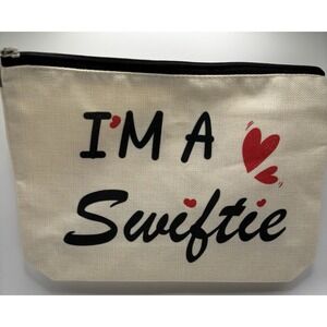 New Taylor Swift Makeup/Pencil Bag "I'm A Swiftie", Dual-sided,